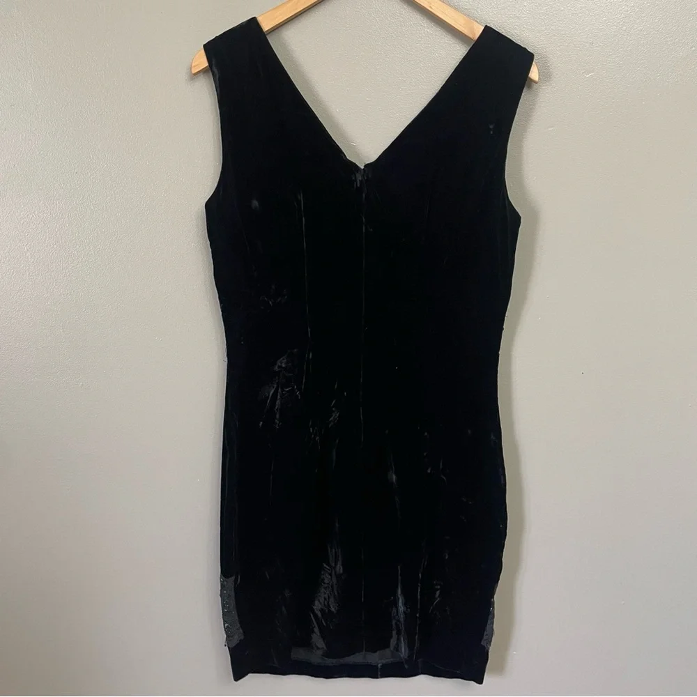Z. CAVARICCI women’s 10 velvet sheer sleeveless whimsigoth - Picture 3 of 10